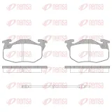 Bremsbelagsatz, Scheibenbremse Vorderachse REMSA 0192.12