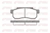 Bremsbelagsatz, Scheibenbremse Vorderachse REMSA 0203.00