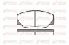 Bremsbelagsatz, Scheibenbremse Vorderachse REMSA 0206.00