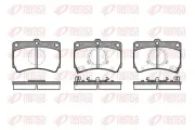 Bremsbelagsatz, Scheibenbremse Vorderachse REMSA 0212.02