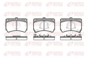 Bremsbelagsatz, Scheibenbremse Vorderachse REMSA 0212.02