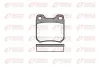 Bremsbelagsatz, Scheibenbremse Hinterachse REMSA 0239.00