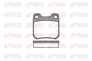 Bremsbelagsatz, Scheibenbremse Hinterachse REMSA 0239.00