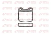 Bremsbelagsatz, Scheibenbremse Hinterachse REMSA 0239.00