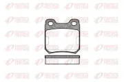 Bremsbelagsatz, Scheibenbremse Hinterachse REMSA 0239.10