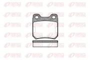 Bremsbelagsatz, Scheibenbremse Hinterachse REMSA 0239.10