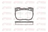 Bremsbelagsatz, Scheibenbremse Vorderachse REMSA 0267.00