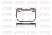 Bremsbelagsatz, Scheibenbremse Vorderachse REMSA 0267.00