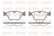 Bremsbelagsatz, Scheibenbremse Vorderachse REMSA 0270.00