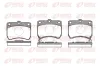 Bremsbelagsatz, Scheibenbremse Vorderachse REMSA 0271.02