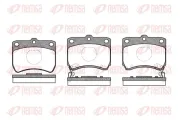 Bremsbelagsatz, Scheibenbremse Vorderachse REMSA 0271.02