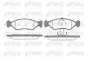 Bremsbelagsatz, Scheibenbremse Vorderachse REMSA 0285.20