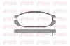 Bremsbelagsatz, Scheibenbremse Hinterachse REMSA 0292.00