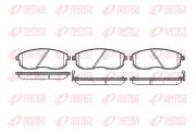 Bremsbelagsatz, Scheibenbremse Vorderachse REMSA 0293.12