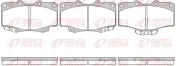 Bremsbelagsatz, Scheibenbremse Vorderachse REMSA 0315.04