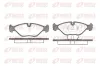 Bremsbelagsatz, Scheibenbremse Vorderachse REMSA 0319.00