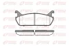 Bremsbelagsatz, Scheibenbremse Hinterachse REMSA 0329.00