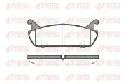 Bremsbelagsatz, Scheibenbremse Hinterachse REMSA 0329.00