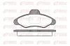 Bremsbelagsatz, Scheibenbremse Vorderachse REMSA 0331.00