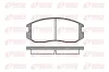 Bremsbelagsatz, Scheibenbremse Vorderachse REMSA 0357.00