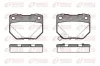 Bremsbelagsatz, Scheibenbremse Hinterachse REMSA 0365.21
