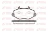 Bremsbelagsatz, Scheibenbremse Vorderachse REMSA 0392.00