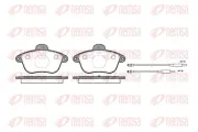 Bremsbelagsatz, Scheibenbremse Vorderachse REMSA 0401.14