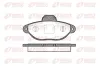 Bremsbelagsatz, Scheibenbremse Vorderachse REMSA 0414.20