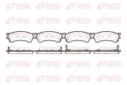 Bremsbelagsatz, Scheibenbremse Vorderachse REMSA 0415.04