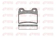 Bremsbelagsatz, Scheibenbremse Hinterachse REMSA 0417.00