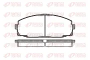 Bremsbelagsatz, Scheibenbremse Vorderachse REMSA 0421.00