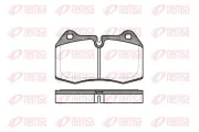 Bremsbelagsatz, Scheibenbremse Vorderachse REMSA 0441.00