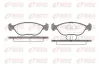 Bremsbelagsatz, Scheibenbremse Vorderachse REMSA 0444.00