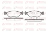 Bremsbelagsatz, Scheibenbremse Vorderachse REMSA 0444.00