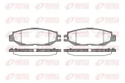 Bremsbelagsatz, Scheibenbremse Hinterachse REMSA 0457.00