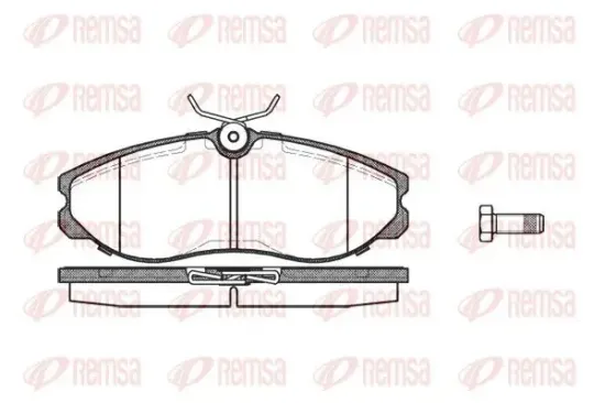 Bremsbelagsatz, Scheibenbremse REMSA 0462.00 Bild Bremsbelagsatz, Scheibenbremse REMSA 0462.00