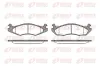 Bremsbelagsatz, Scheibenbremse Vorderachse REMSA 0463.00