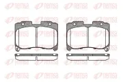 Bremsbelagsatz, Scheibenbremse Vorderachse REMSA 0474.04