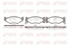 Bremsbelagsatz, Scheibenbremse Vorderachse REMSA 0483.02