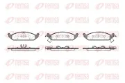 Bremsbelagsatz, Scheibenbremse Vorderachse REMSA 0570.02