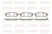 Bremsbelagsatz, Scheibenbremse Vorderachse REMSA 0598.12