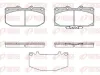 Bremsbelagsatz, Scheibenbremse Vorderachse REMSA 0599.32