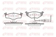 Bremsbelagsatz, Scheibenbremse Vorderachse REMSA 0609.11