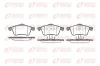 Bremsbelagsatz, Scheibenbremse Vorderachse REMSA 0618.00