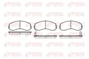 Bremsbelagsatz, Scheibenbremse Vorderachse REMSA 0619.02