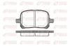 Bremsbelagsatz, Scheibenbremse Vorderachse REMSA 0621.00