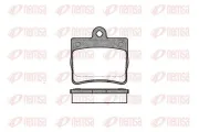 Bremsbelagsatz, Scheibenbremse Hinterachse REMSA 0630.00