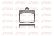 Bremsbelagsatz, Scheibenbremse Hinterachse REMSA 0630.00