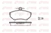 Bremsbelagsatz, Scheibenbremse Vorderachse REMSA 0631.10