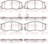 Bremsbelagsatz, Scheibenbremse Vorderachse REMSA 0636.04